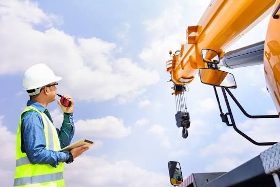 Lifting equipment inspection Lahore by CEAF TECH inspecting cranes and industrial lifting equipment for safety and compliance.