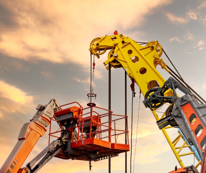 Lifting Equipment Inspection Pakistan by CEAF TECH inspecting cranes, hoists, forklifts, and lifting accessories for safety and compliance.