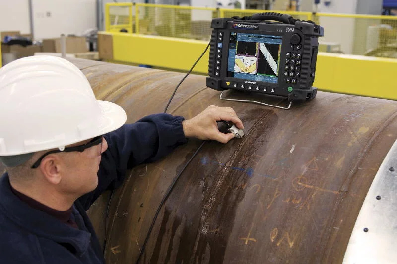 Non Destructive Testing Pakistan by CEAF TECH inspecting industrial equipment and welded components using advanced NDT methods.